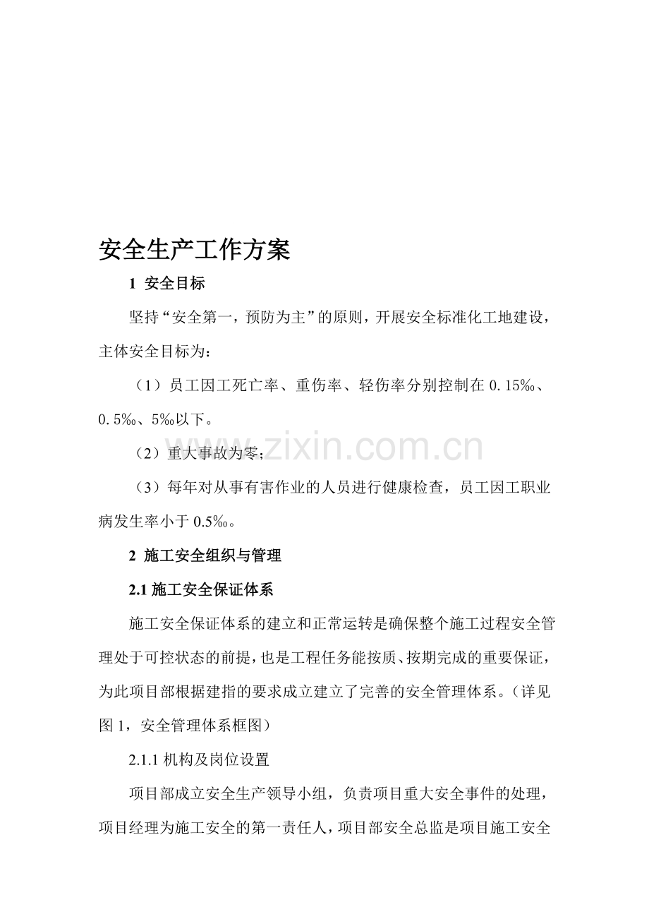 安全生产实施方案.doc_第1页