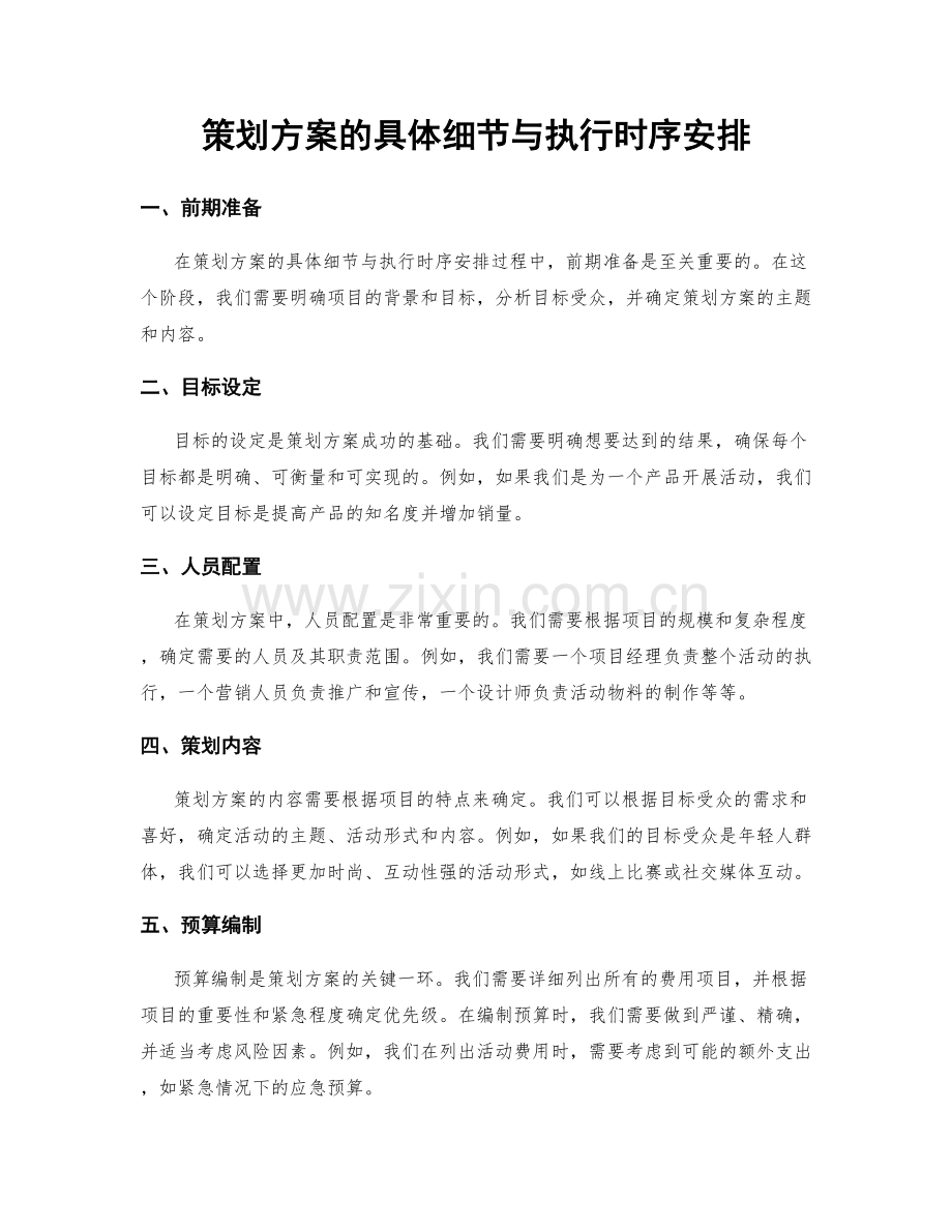 策划方案的具体细节与执行时序安排.docx_第1页