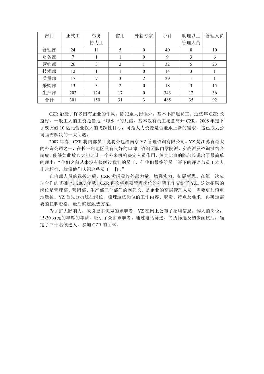 人力资源专题案例--招募挑选.doc_第3页