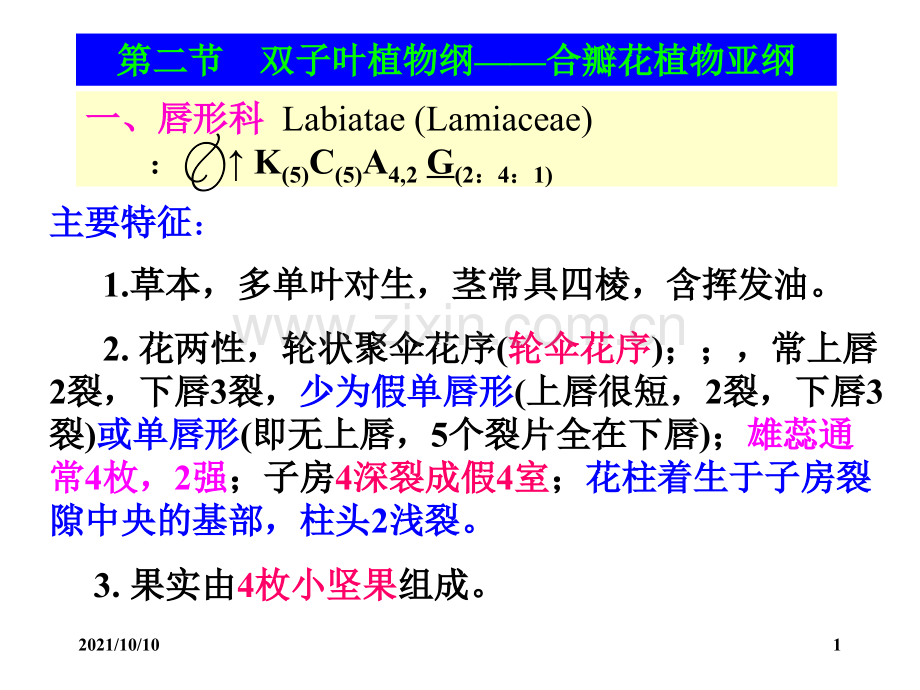 药用植物学课件——-被子植物代表植物(三).ppt_第1页