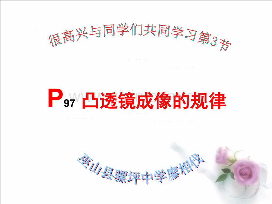 新人教版凸透镜成像规律超好用.pptx_第1页