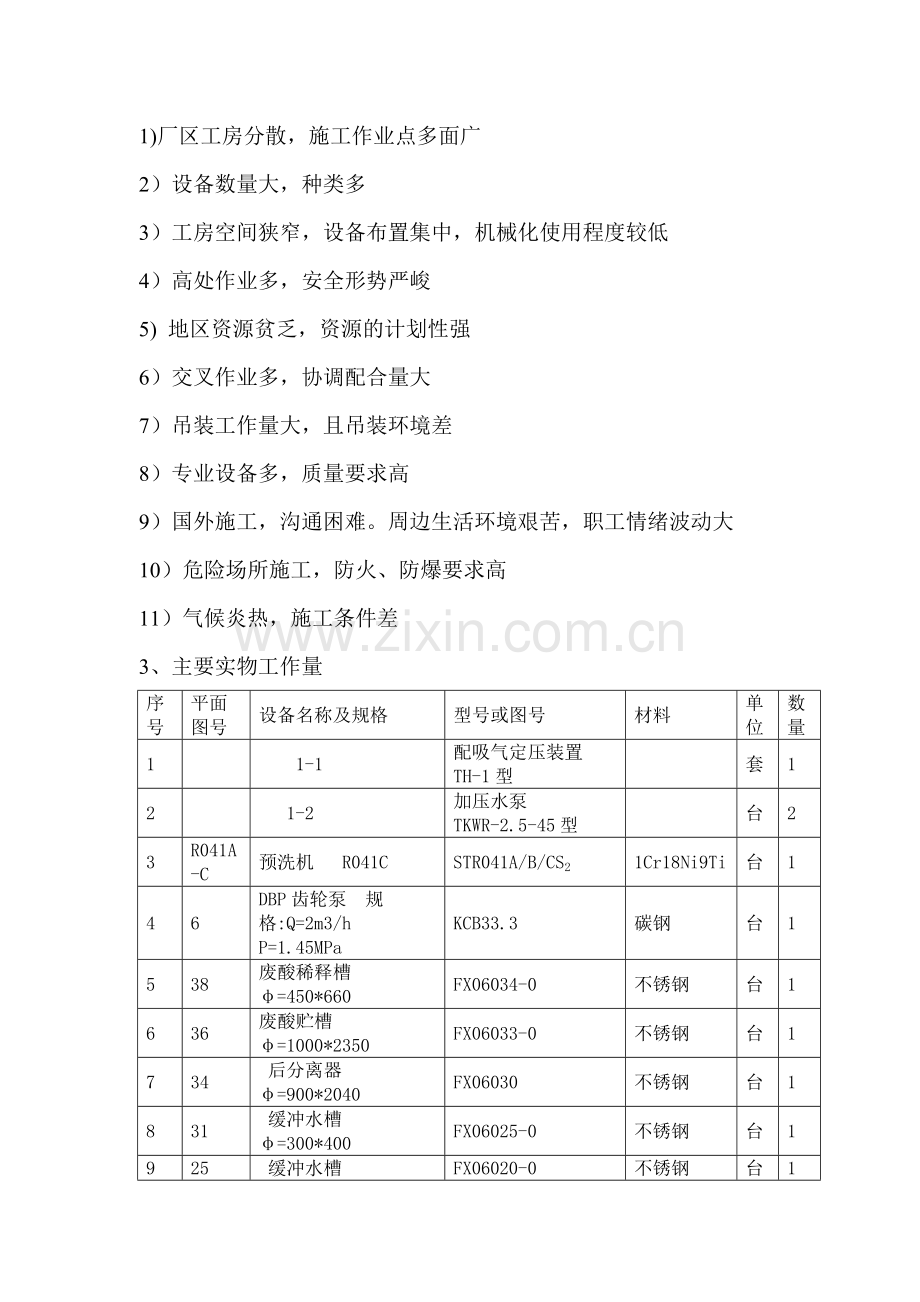 非洲某医药生产项目SD项目A区工艺设备安装施工方案.docx_第2页