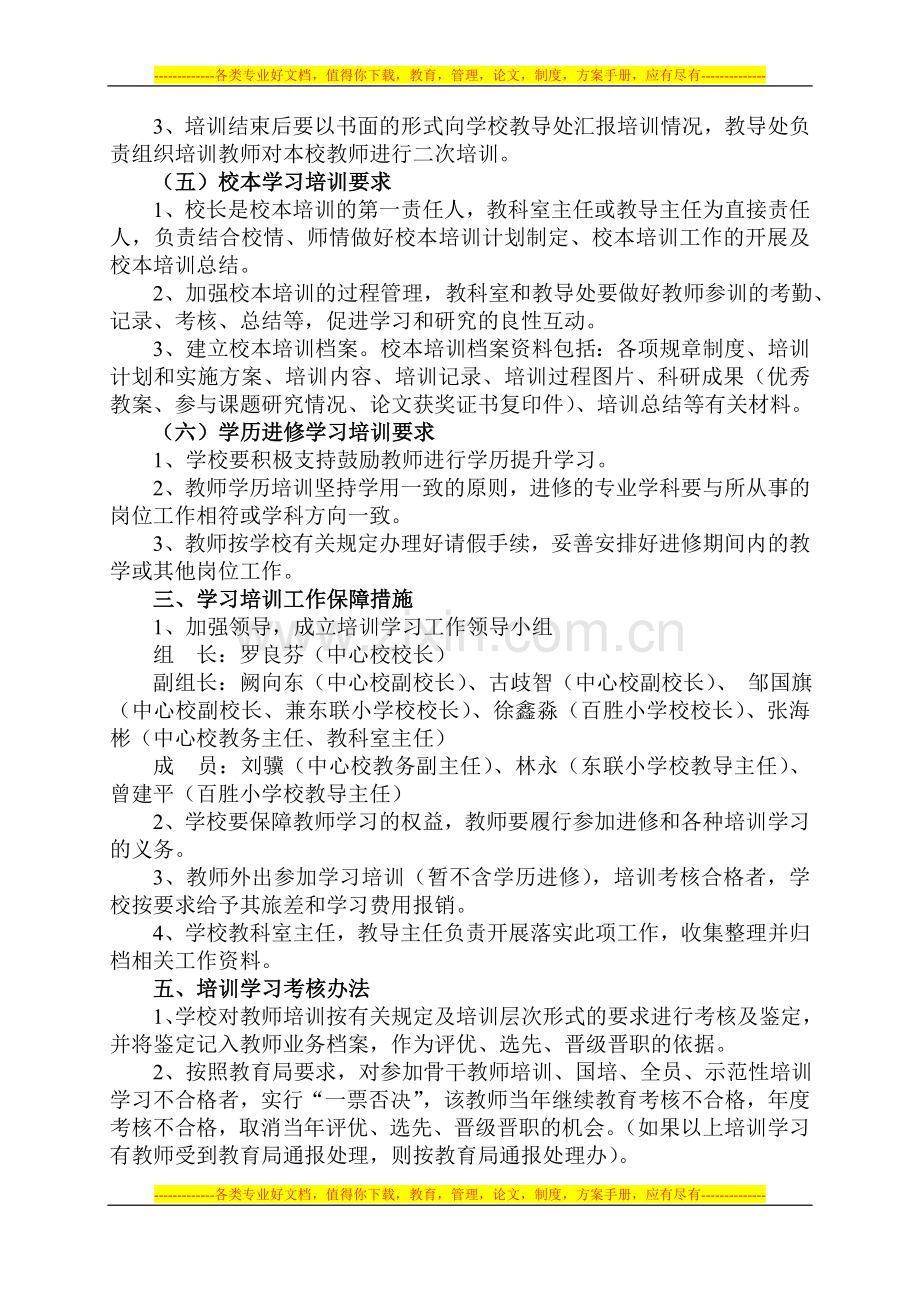 教师学习培训制度.doc_第2页