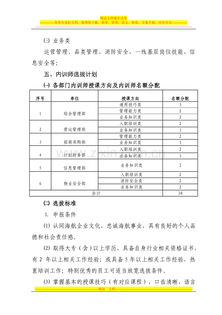 XX公司内训师团队组建方案.doc_第3页