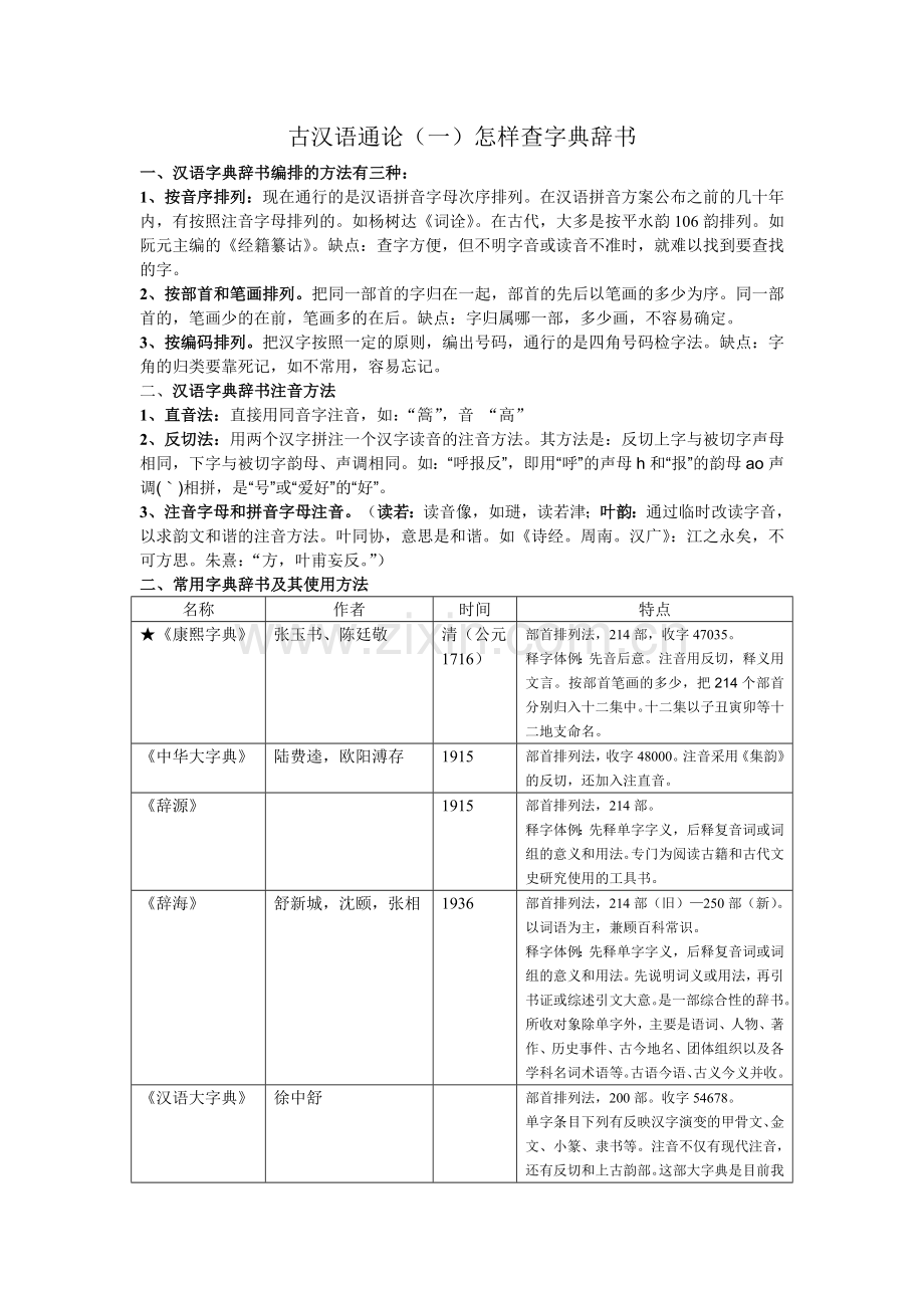 文学院考研王力版古代汉语考研笔记个人整理.doc_第1页