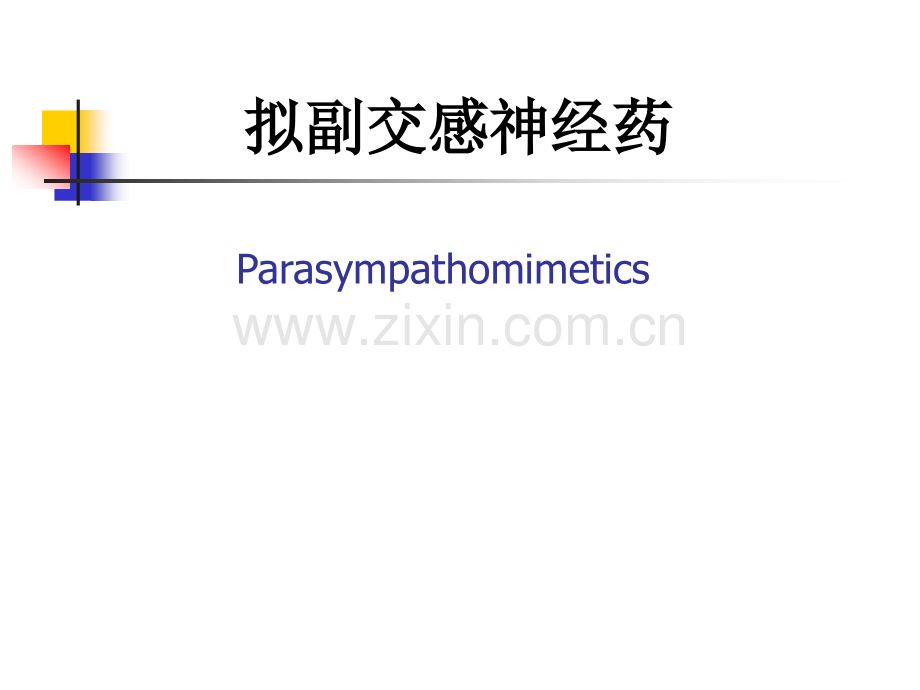 拟副交感神经药.pptx_第1页