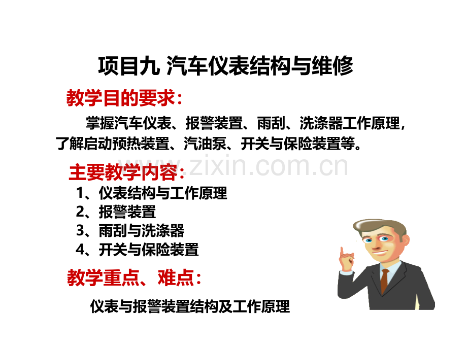 汽车仪表与报警信息系统结构与维修.pptx_第2页