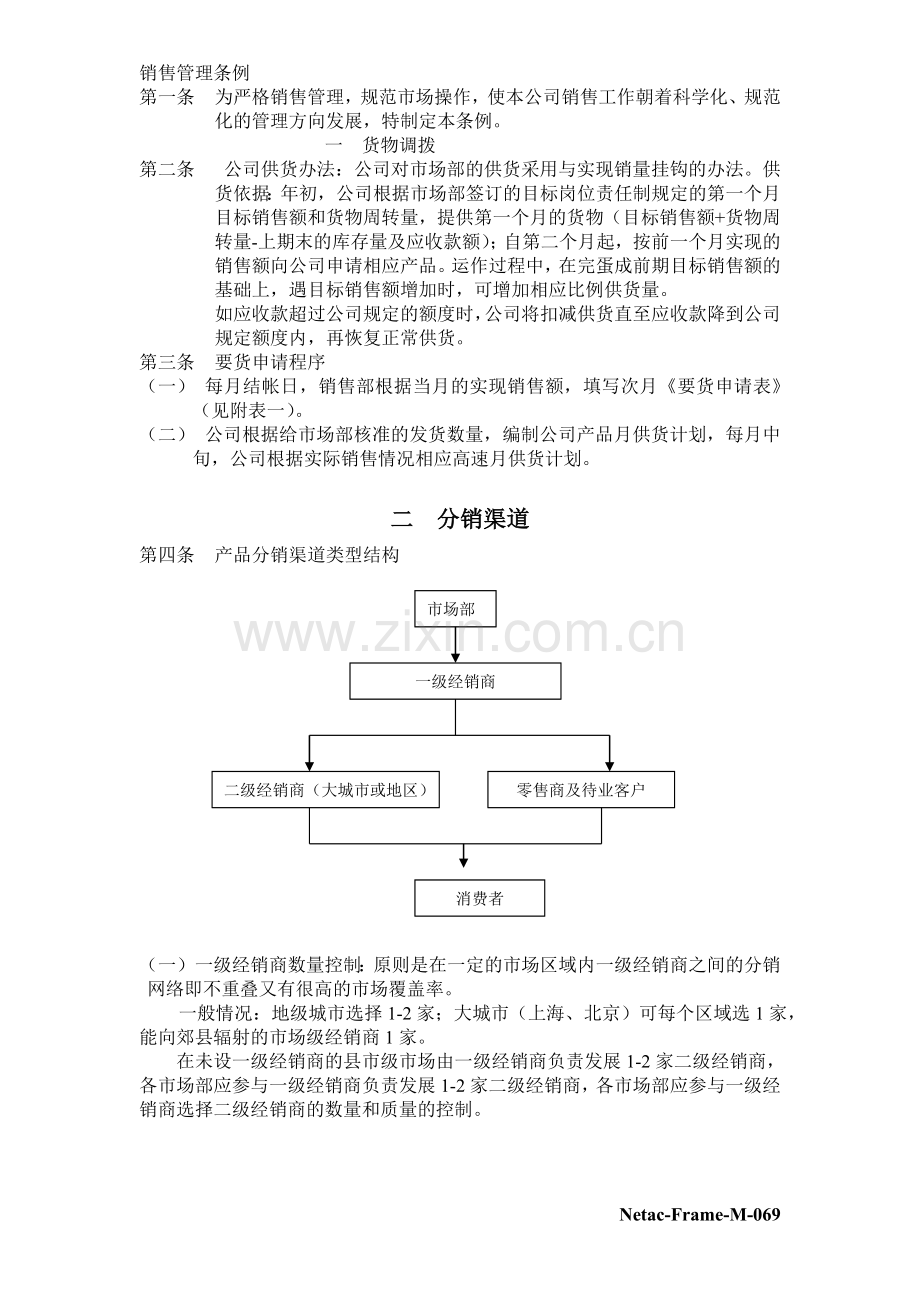 销售管理条例.doc_第1页