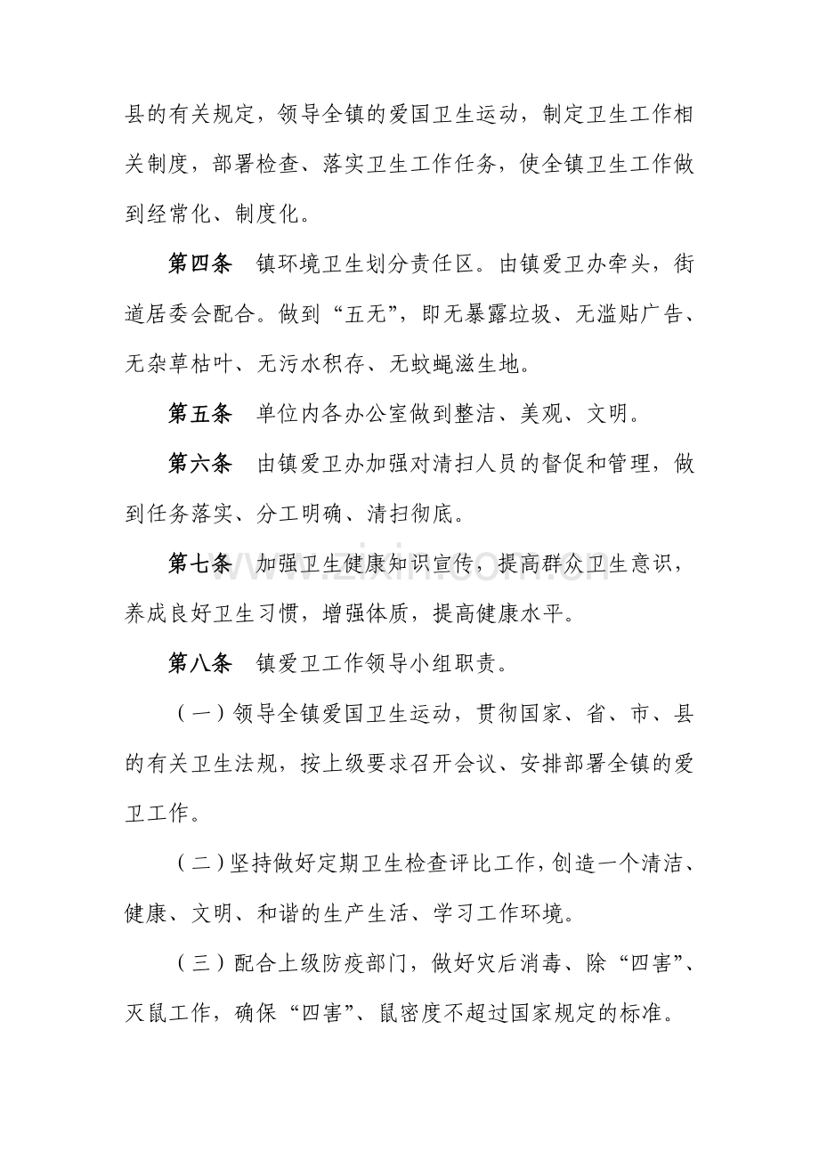 XX镇爱国卫生管理制度.doc_第2页