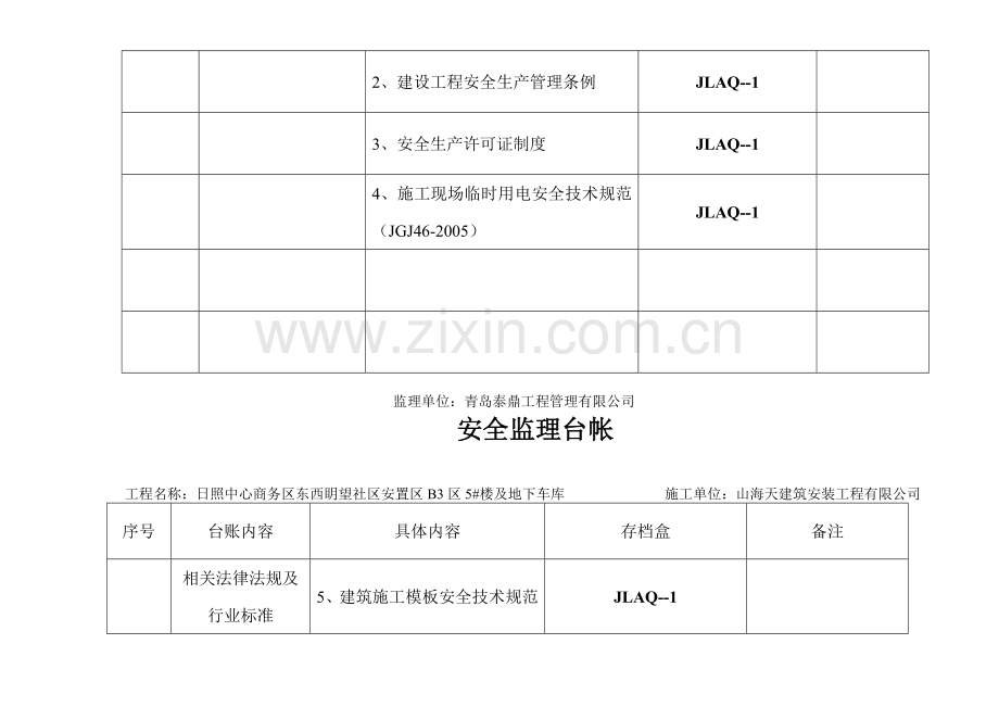 城投监理部安全监理台帐..doc_第3页