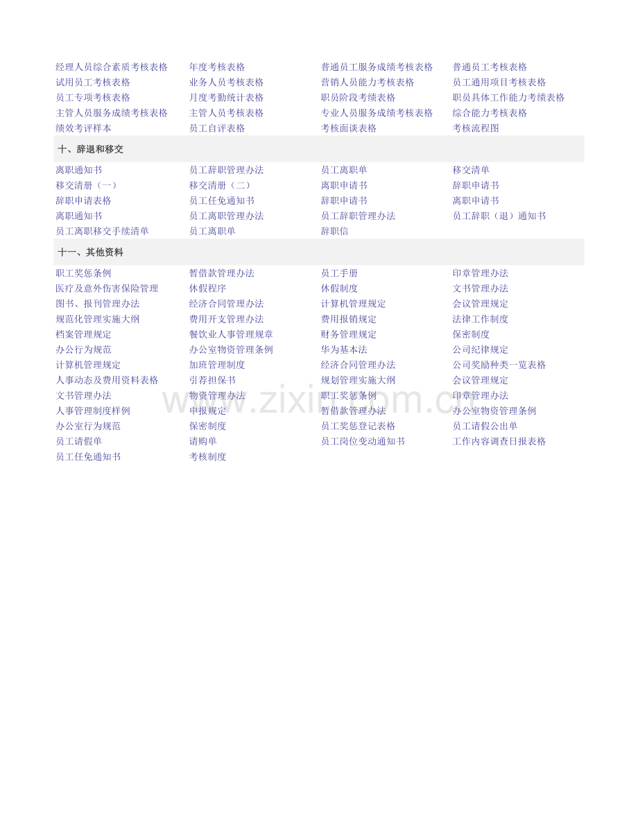 人力资源表格大全【人事表格-工资表格-薪酬制度-薪酬制度-绩效考核】.doc_第3页