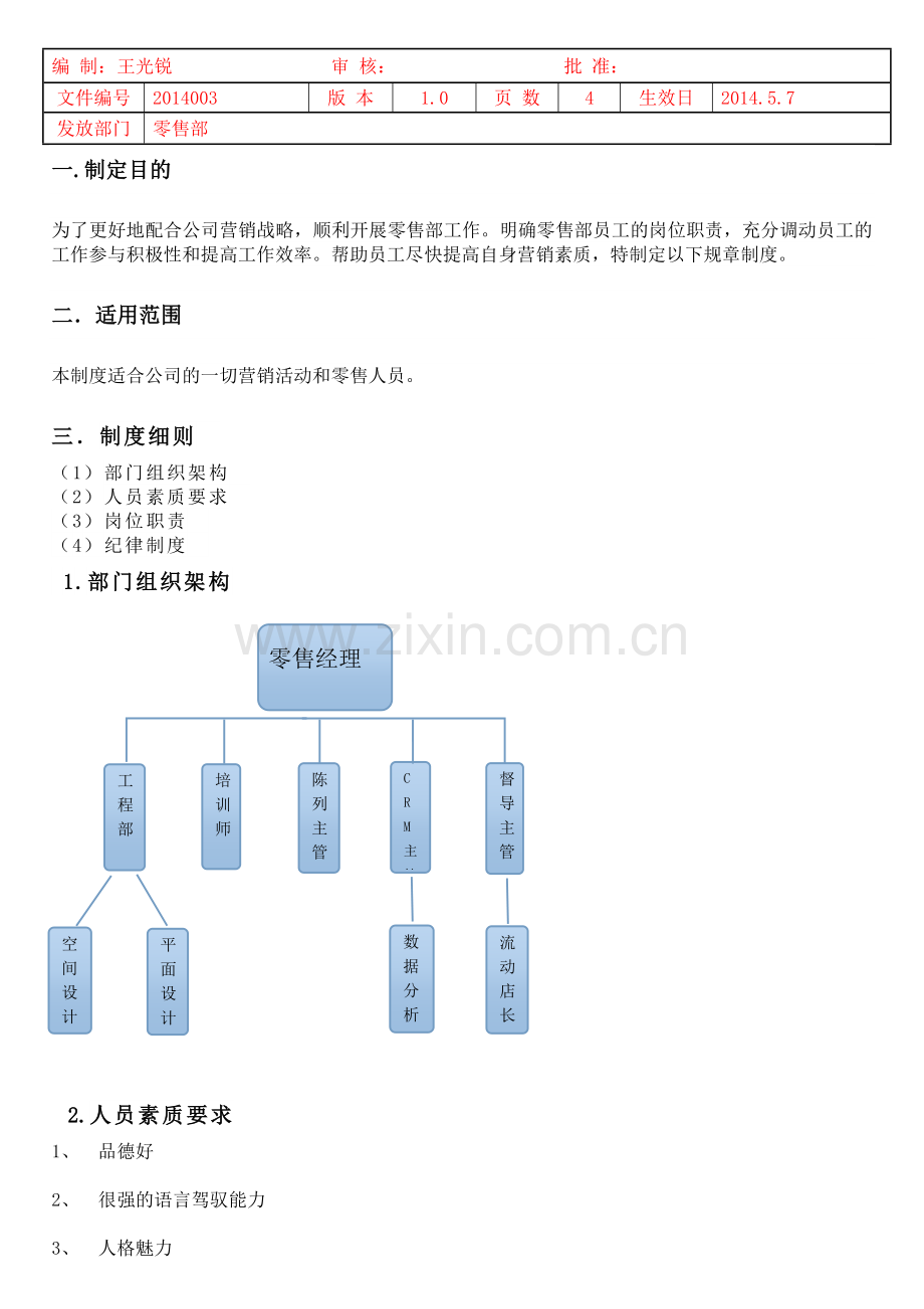 零售部规章制度.doc_第2页