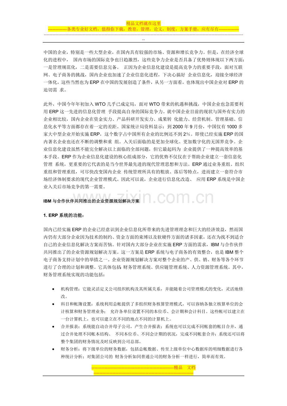 IBM电子商务支持计划企业资源规划解决方案.doc_第2页