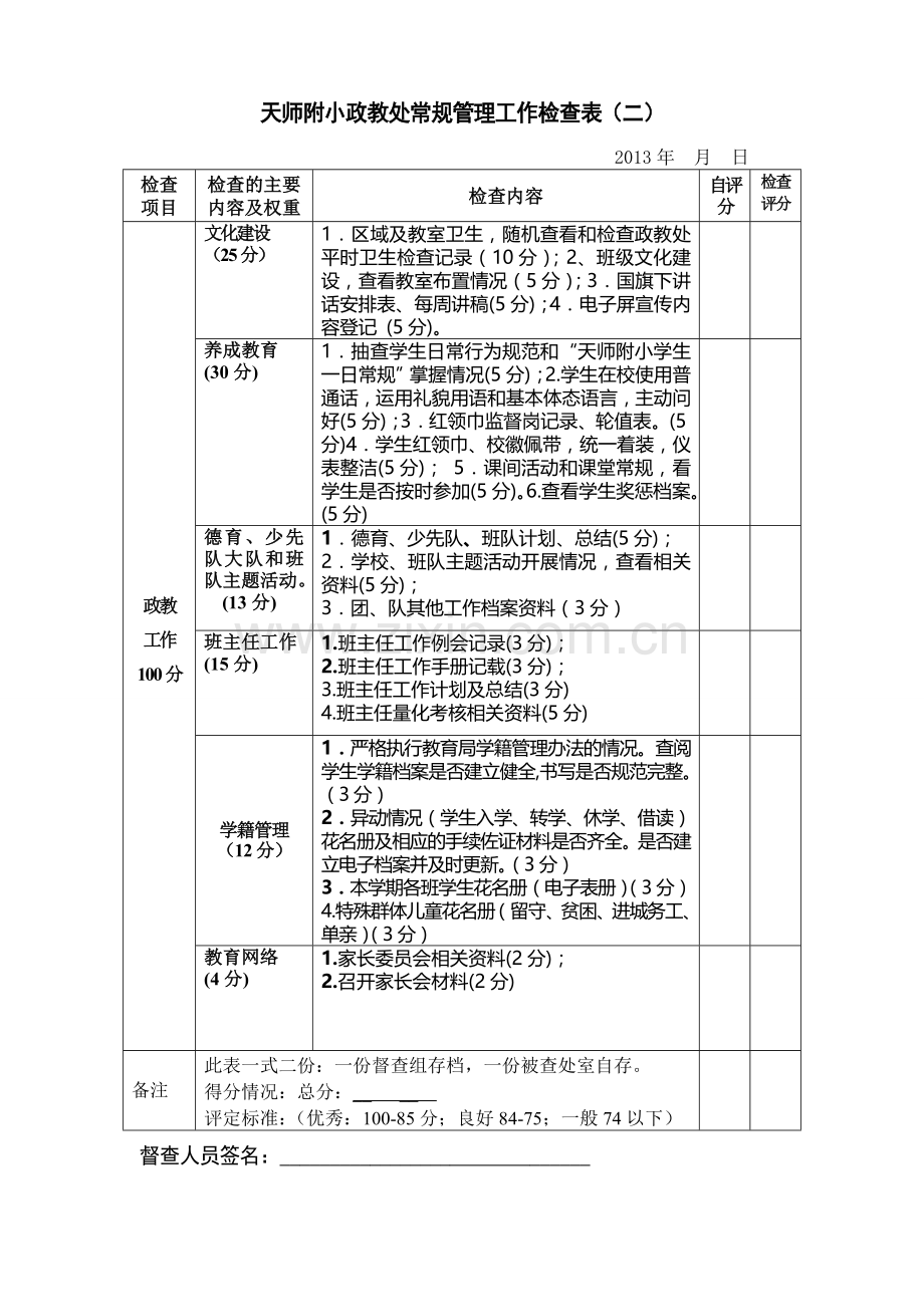 学校常规管理工作检查表.doc_第2页