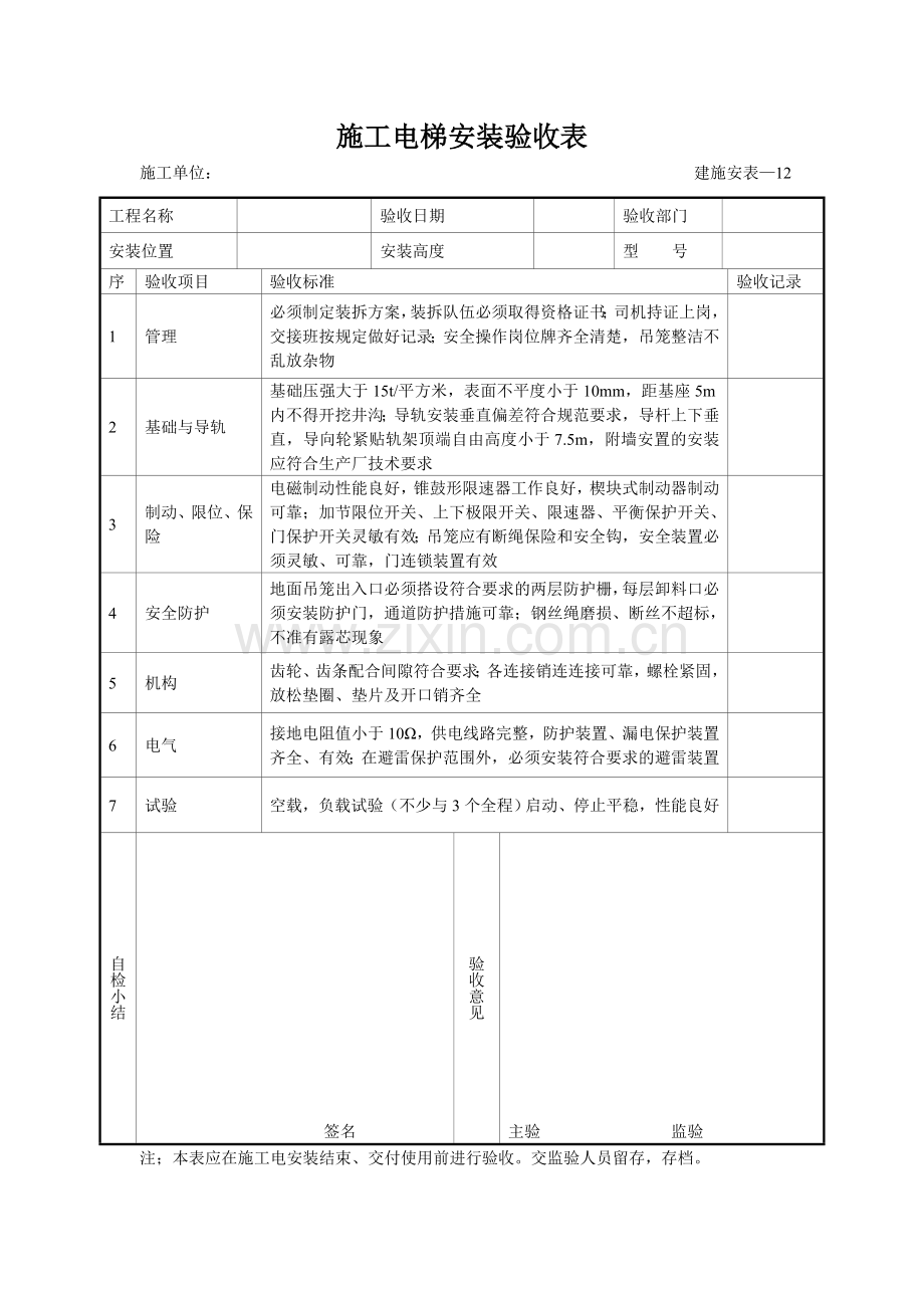 基坑支护安全防护验收表.doc_第3页