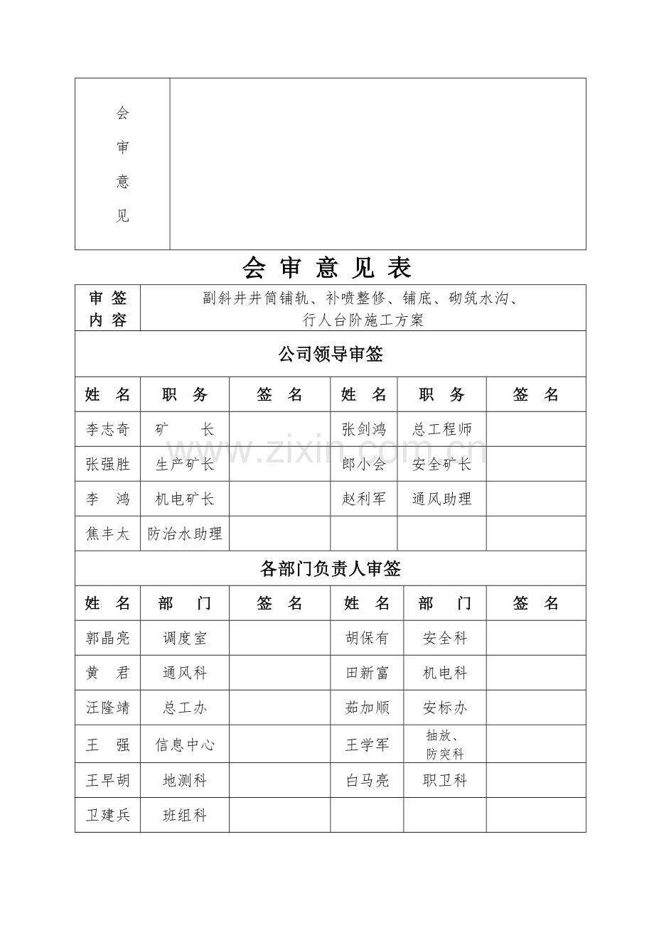 副斜井井筒复喷、底板硬化、水沟砌筑、行人台阶施工安全技术措施(改)..doc_第2页