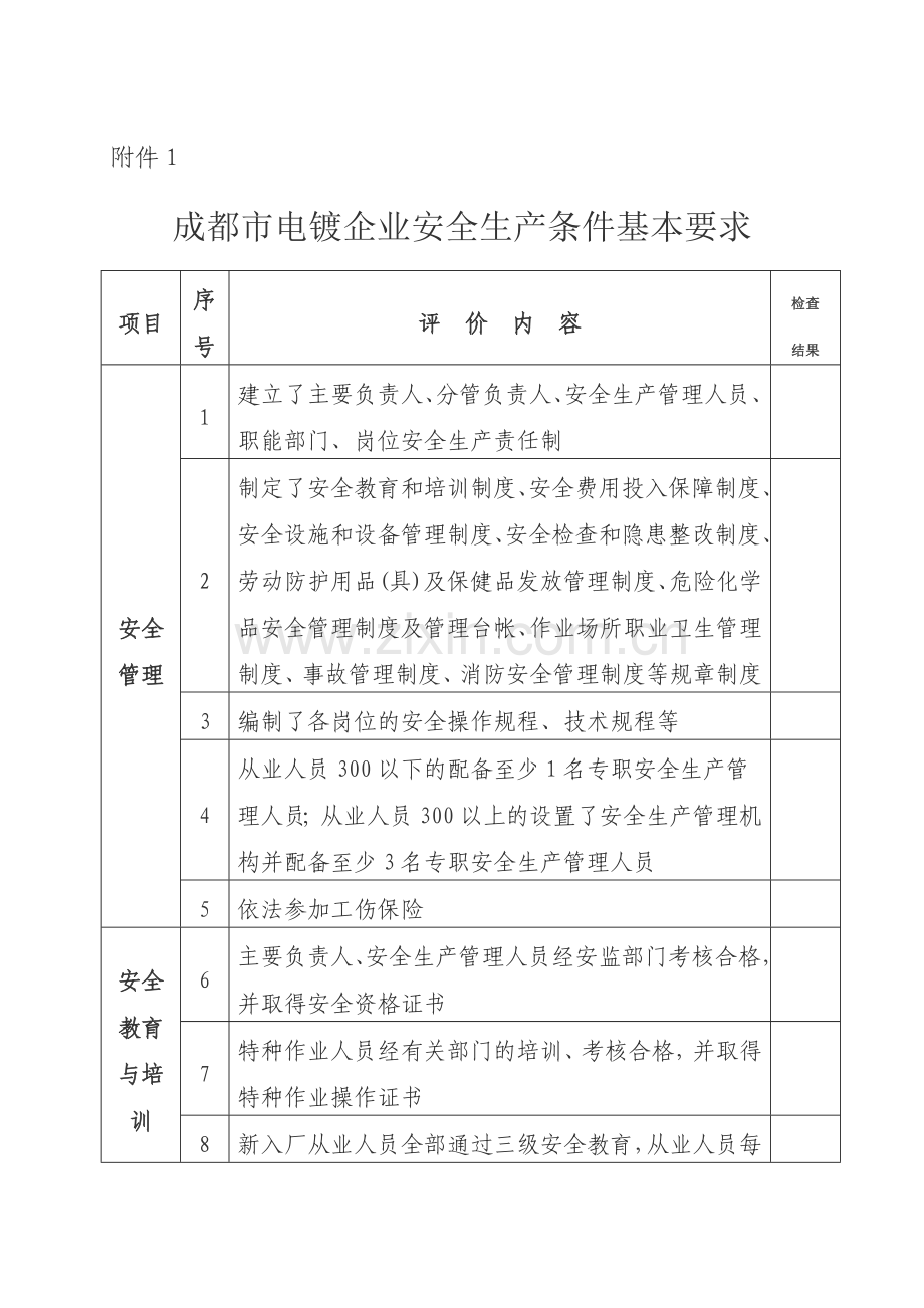 20101电镀安全生产基本要求.doc_第1页