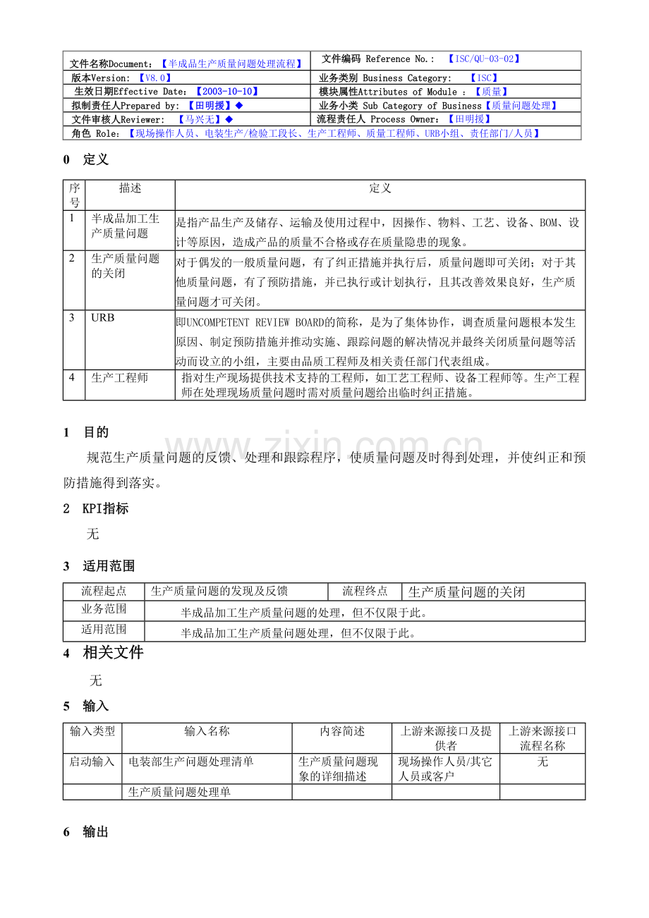 半成品生产质量问题处理流程.doc_第1页