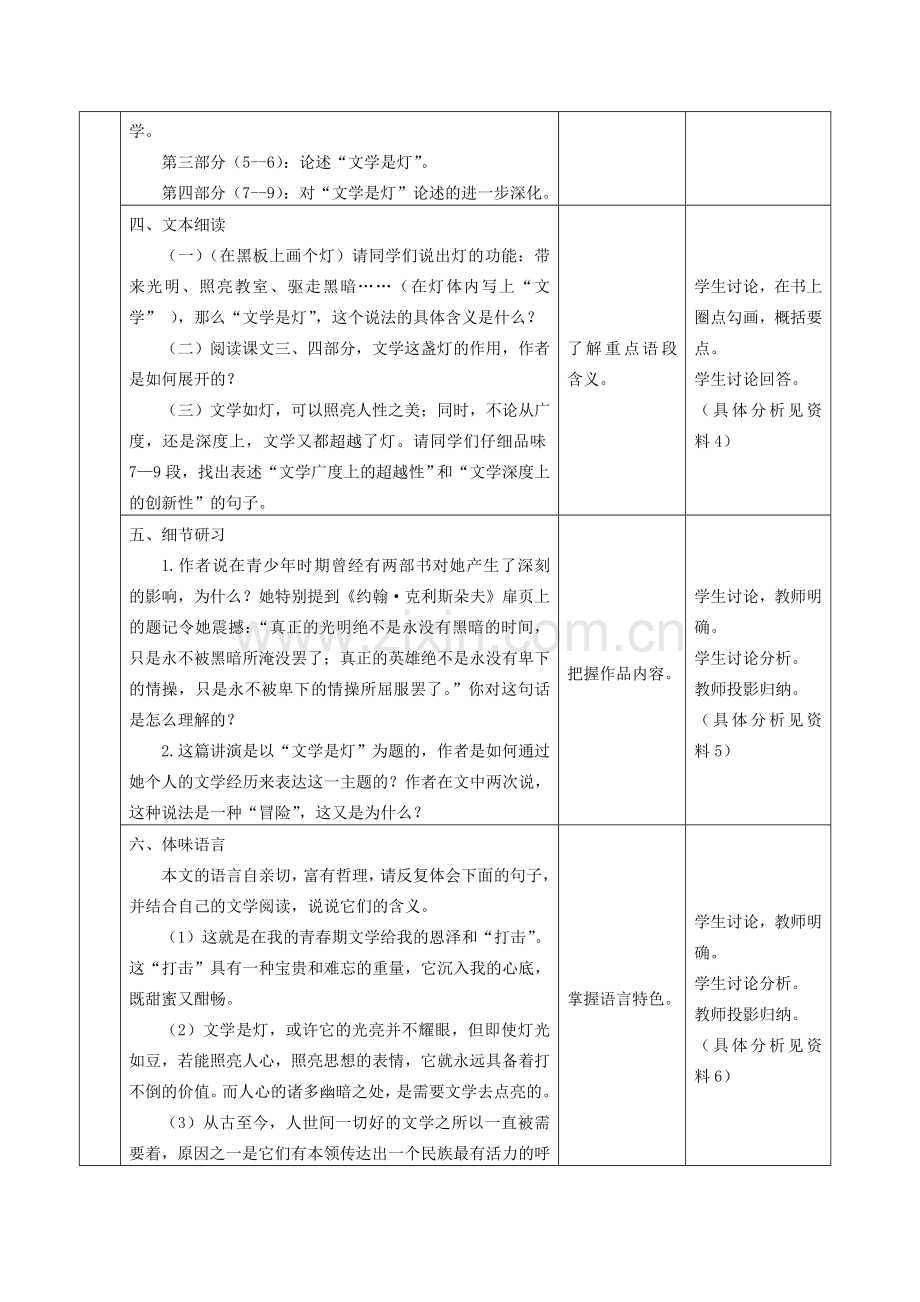 文学是灯--教案.doc_第3页