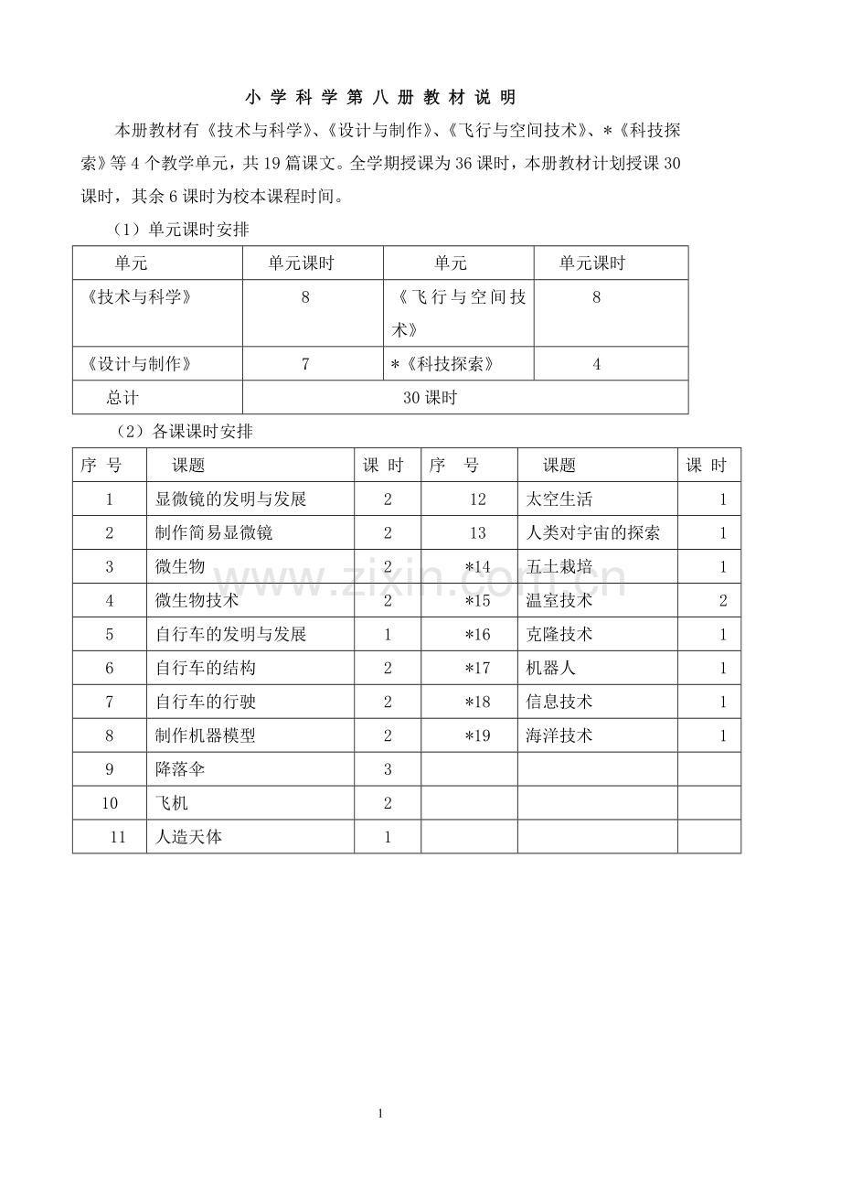 首师大版科学六年级下册全册教案.doc_第1页