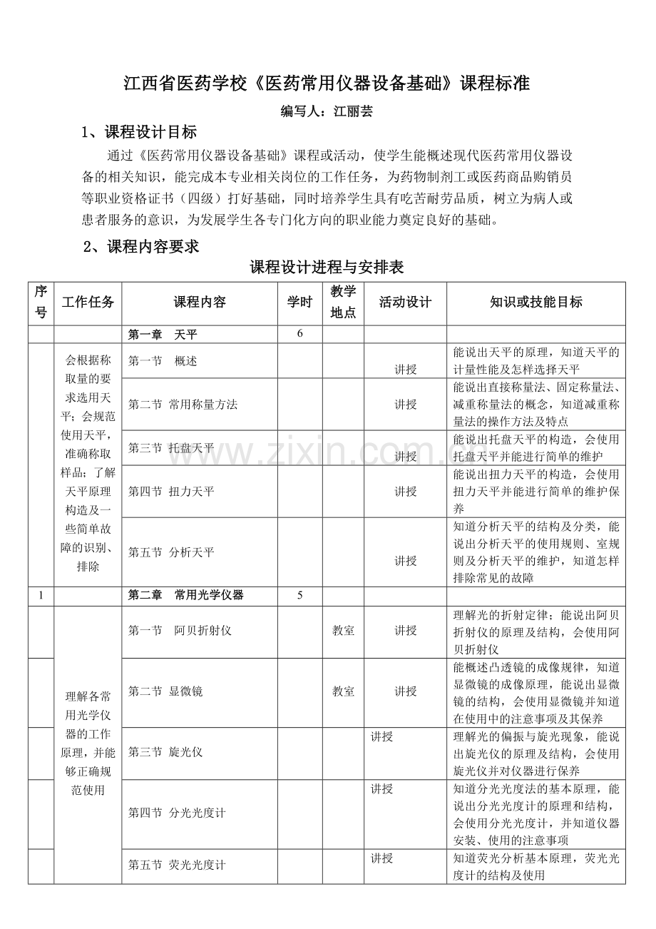 江西省医药学校教学文件.doc_第2页