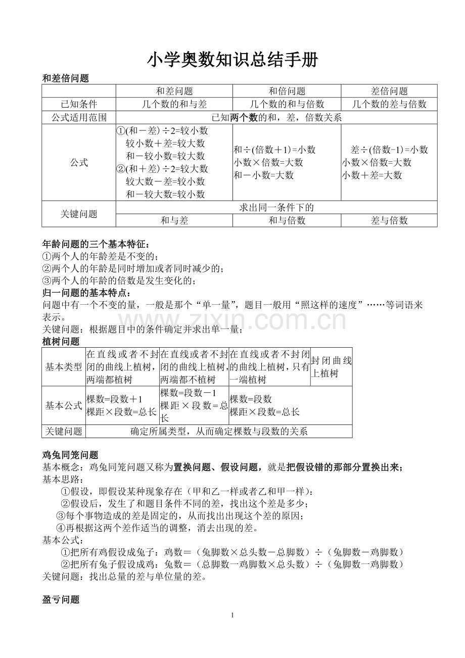 小学奥数数学公式集汇总.doc_第1页