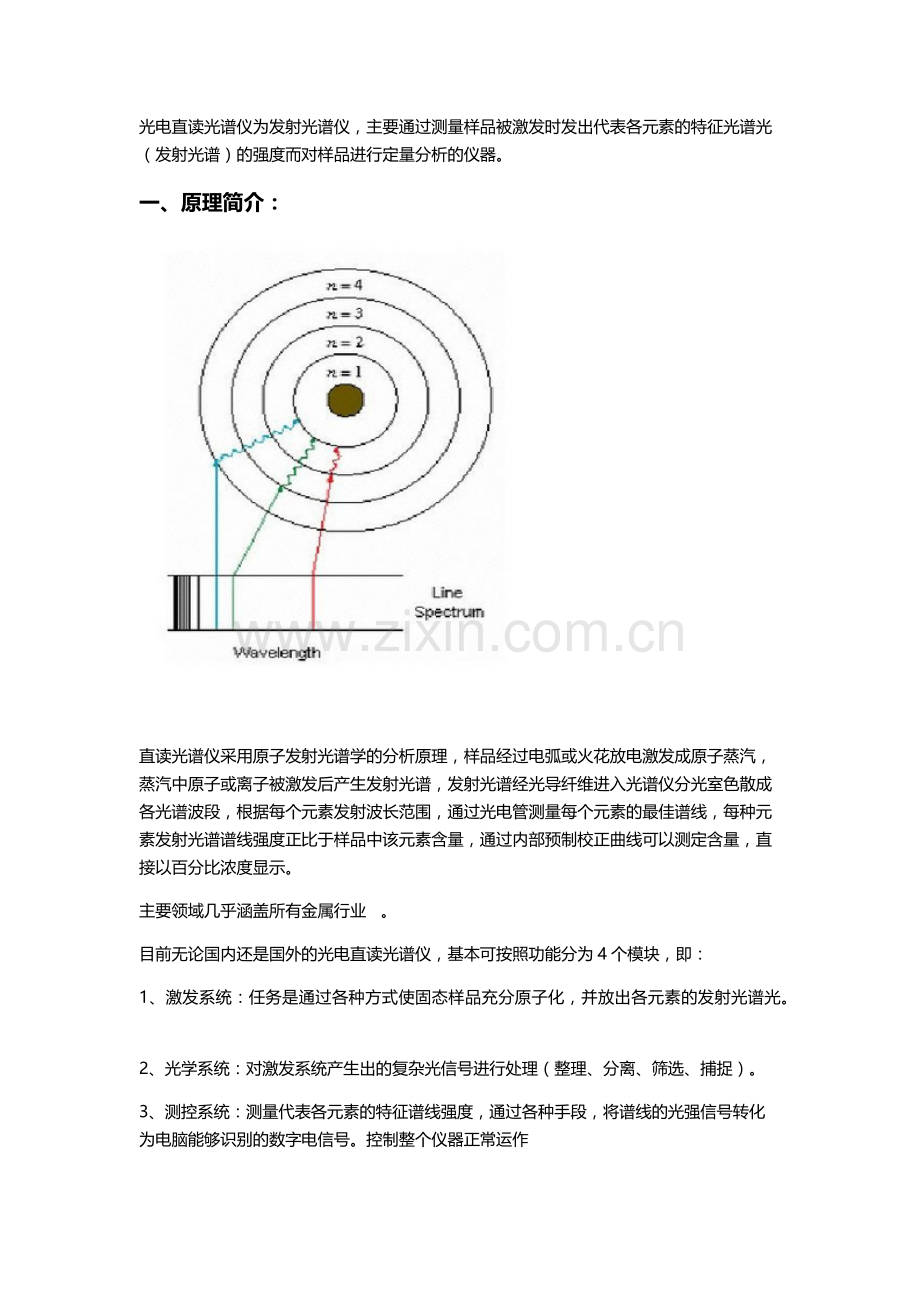 光电直读光谱仪原理与结构图.doc_第1页