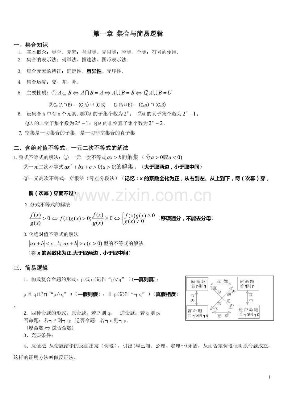 高中数学知识点宝典汇总.doc_第1页