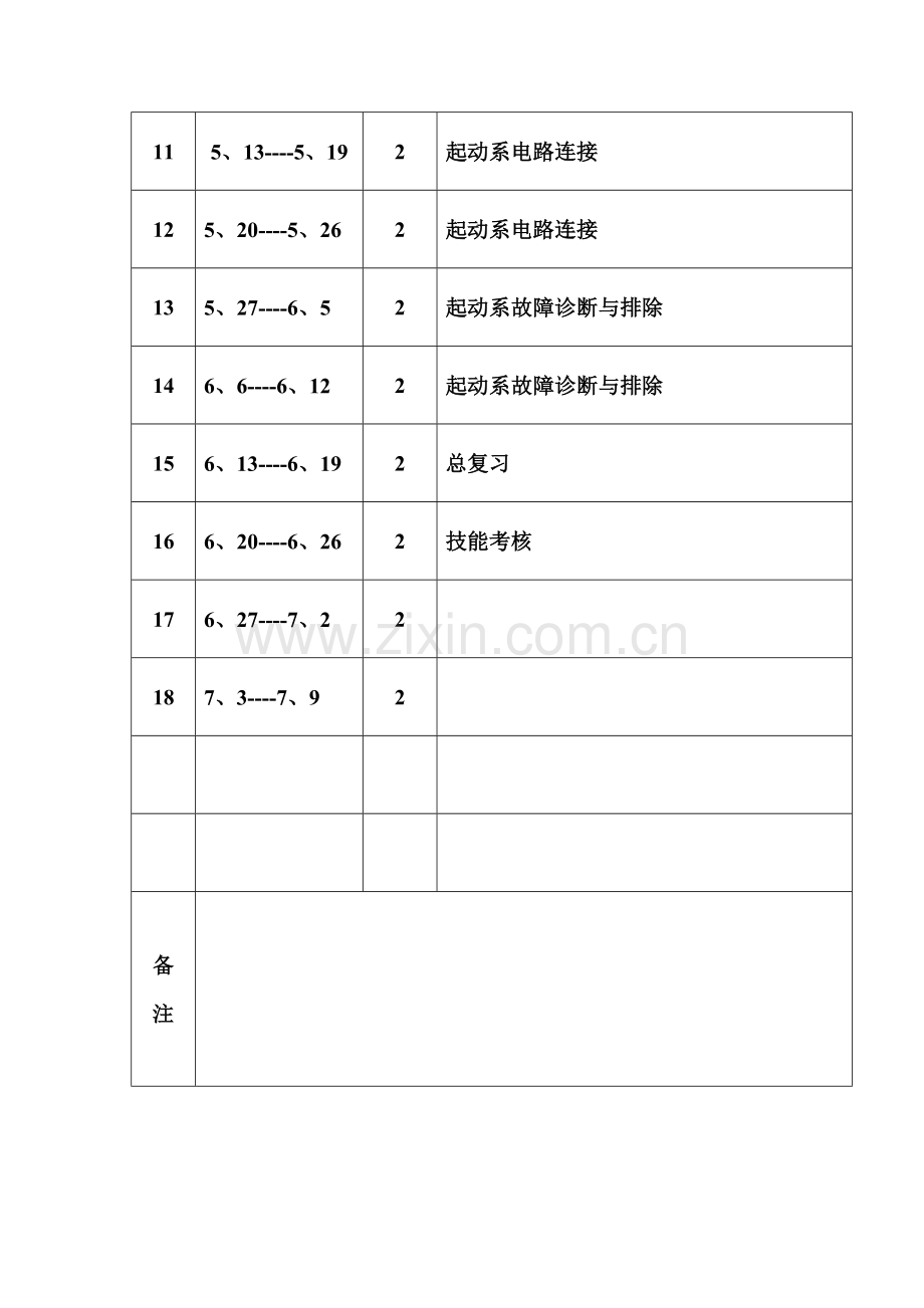 汽车电气设备构造与维修实训教案DOC.doc_第2页