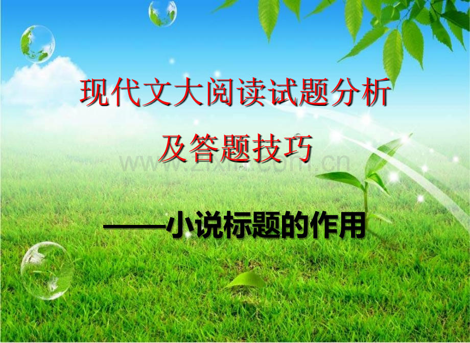 小说标题的作用修改版.ppt_第1页