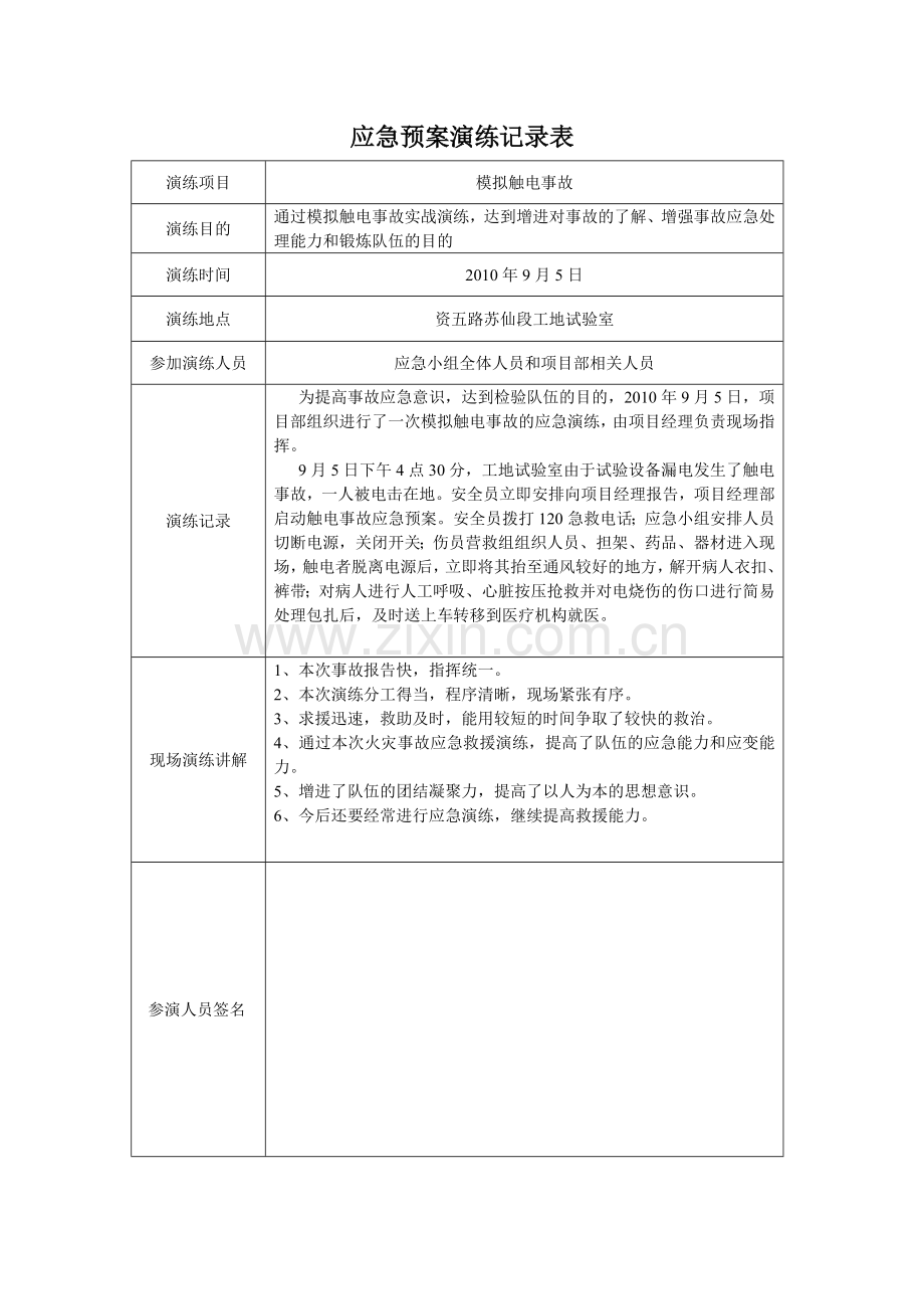 应急预案演练记录.doc_第2页