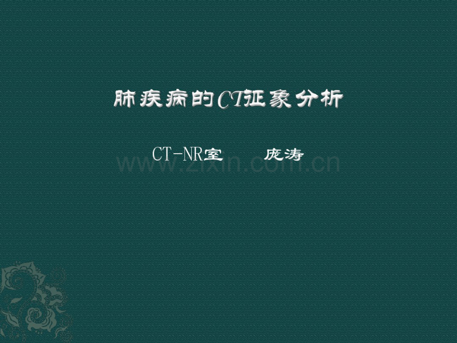 肺疾病的CT征象分析象.pdf_第1页