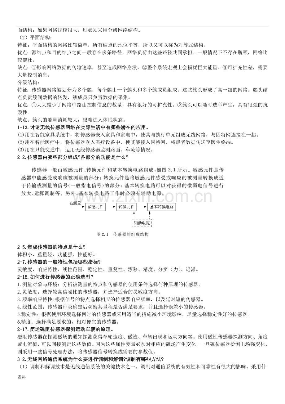 无线传感器网络课后习题-答案.doc_第2页