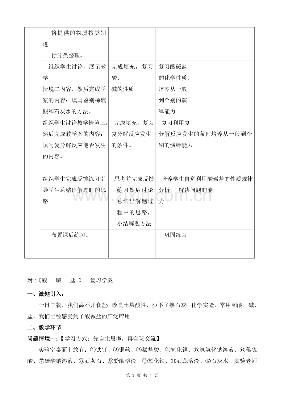 《酸碱盐复习》教学设计.doc_第2页