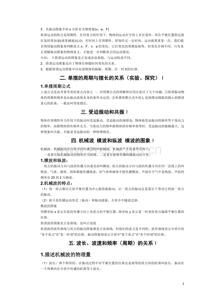 高中物理选修3-4知识点总结.doc_第2页