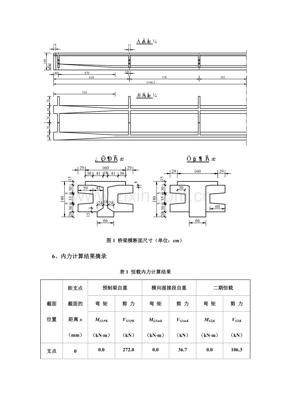 全预应力混凝土简支梁-课程设计.doc_第2页