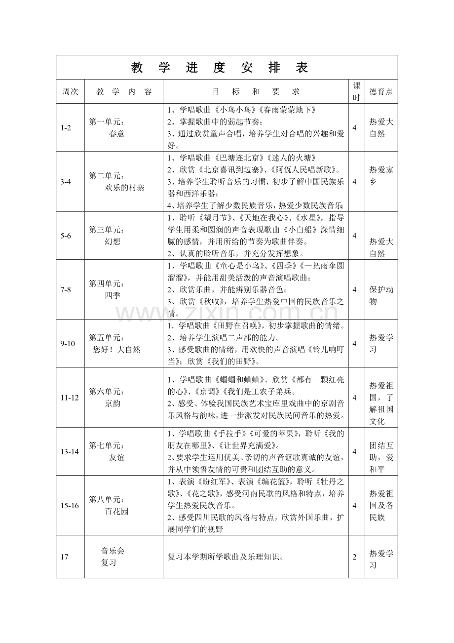 人音版五年级下册音乐教学计划.doc_第2页