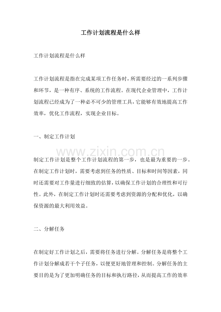 工作计划流程是什么样.docx_第1页