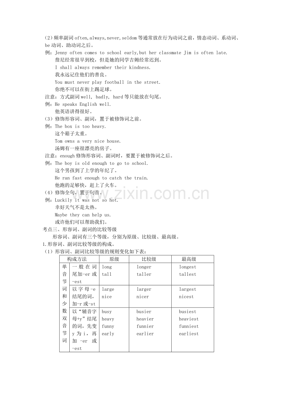 初中英语形容词和副词用法讲解.doc_第3页