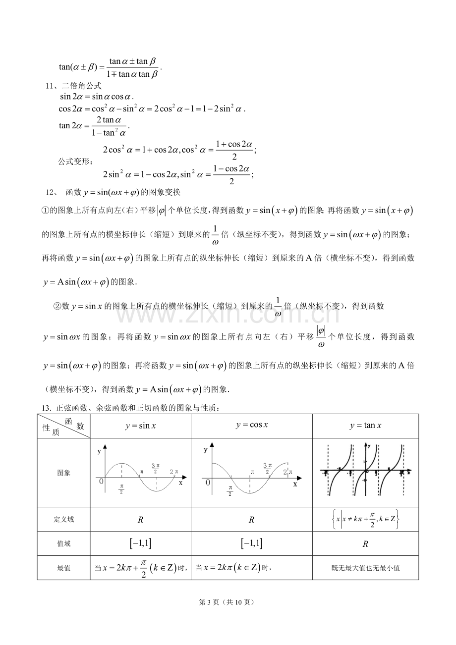 高中数学公式及知识点总结大全.doc_第3页