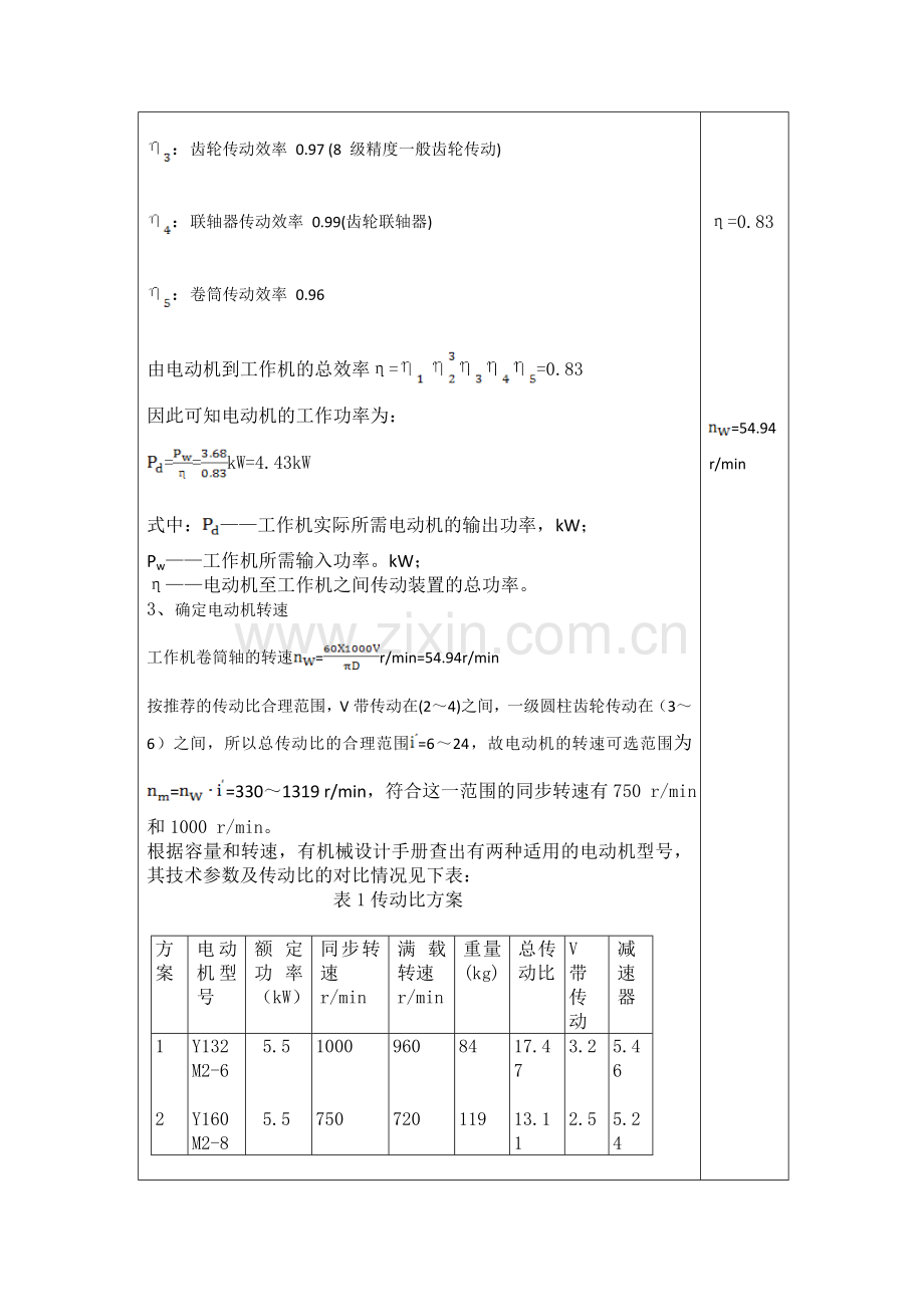 一级斜齿圆柱齿轮减速器(机械课程设计相关).doc_第2页