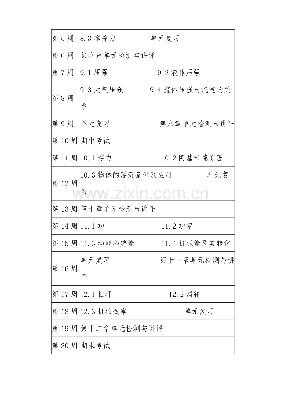 八年级下册物理教学计划.doc_第3页