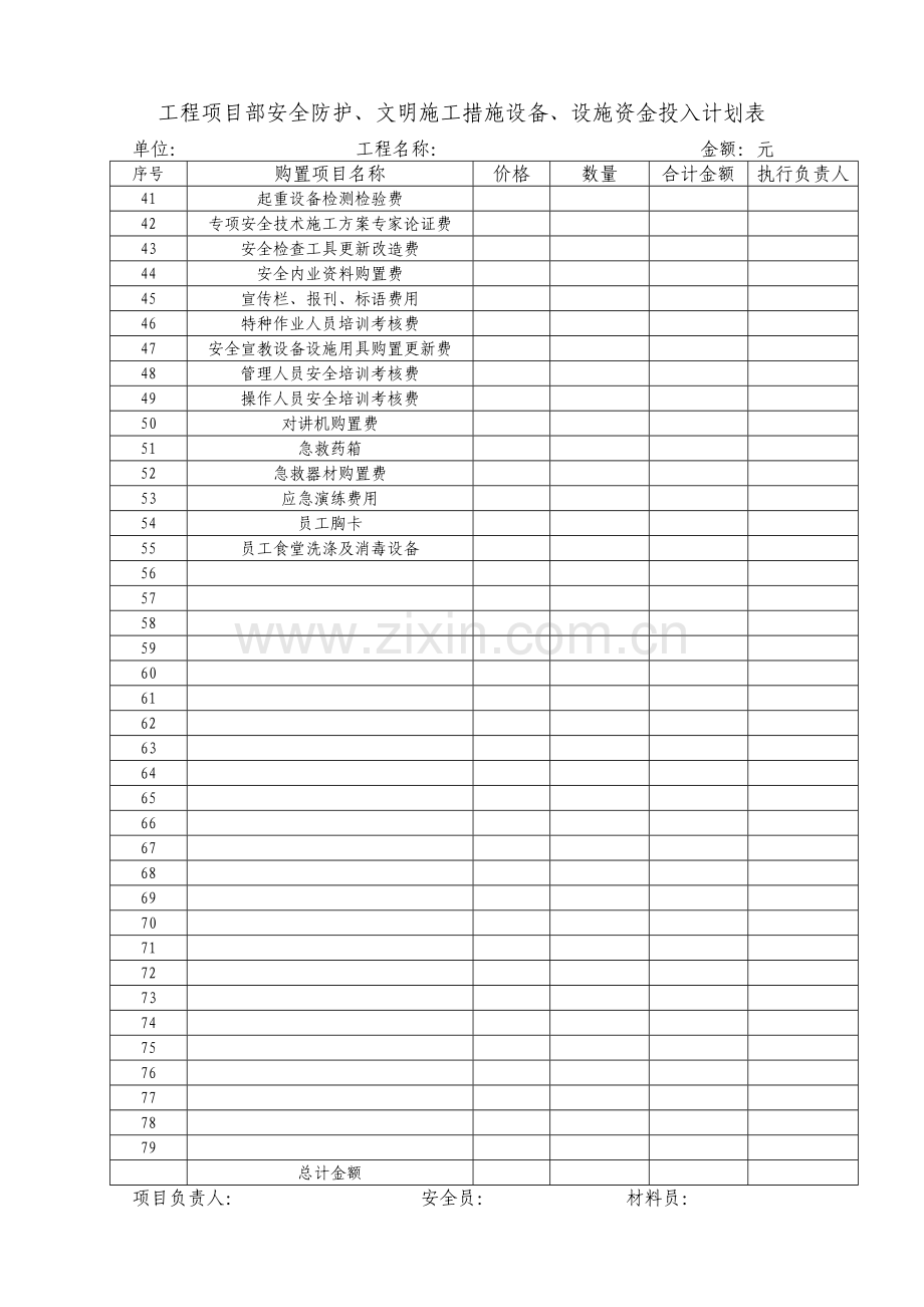 工程项目部安全防护、文明施工措施设备、.doc_第2页