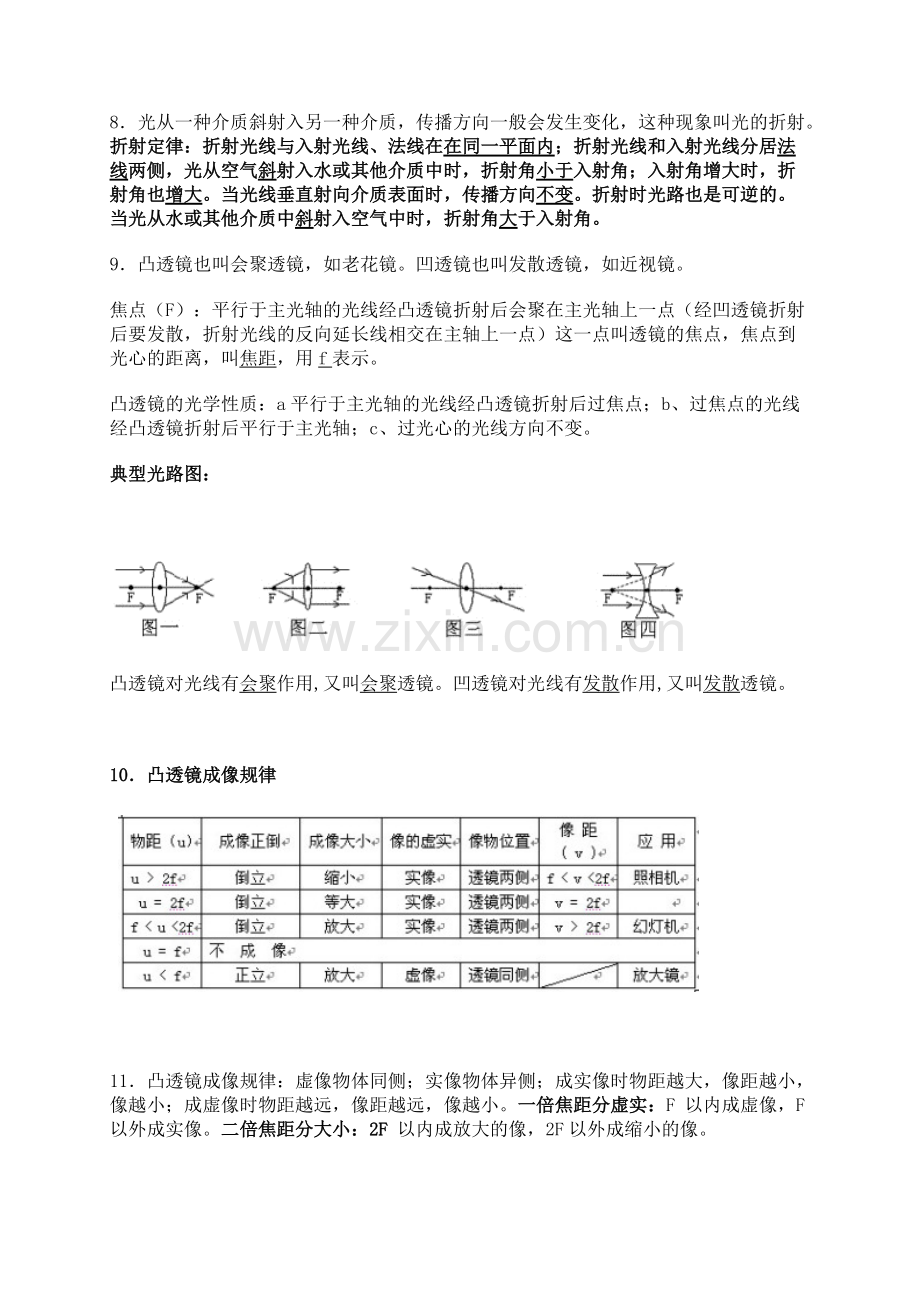 初中物理概念汇总.pdf_第2页