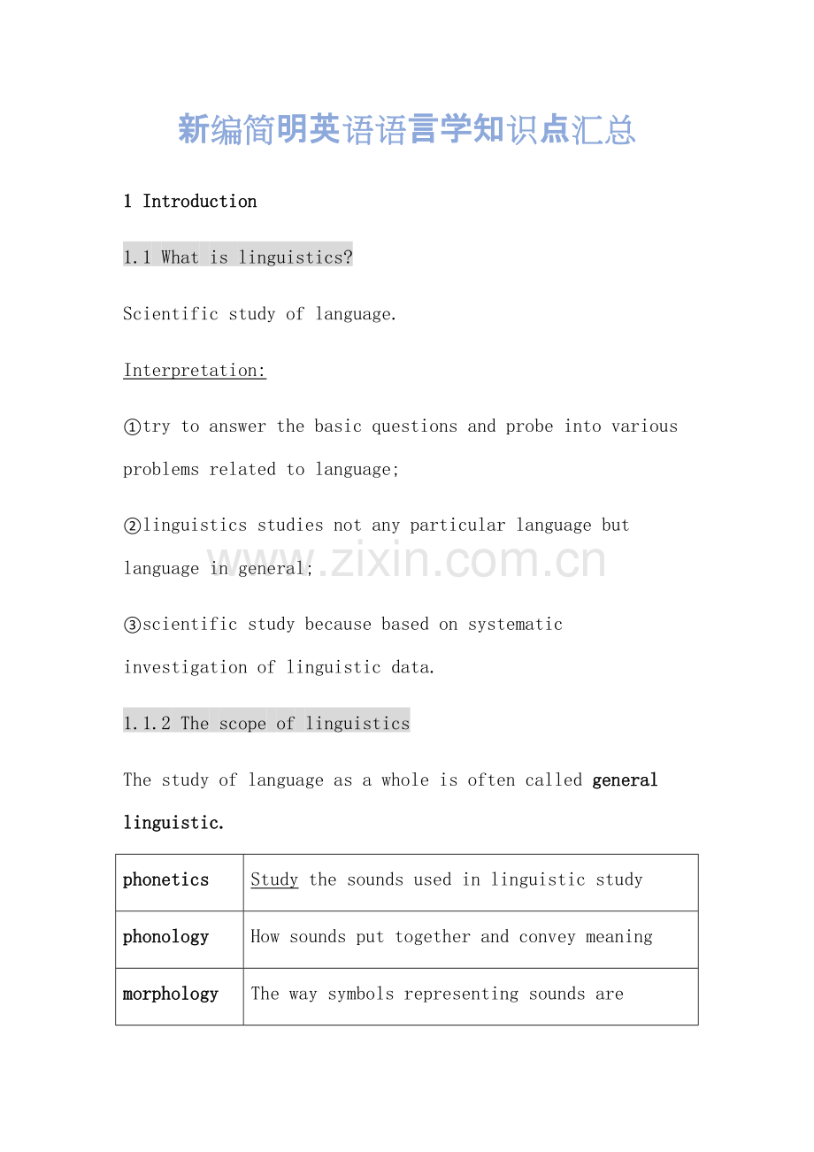 新编简明英语语言学知识点汇总.pdf_第1页