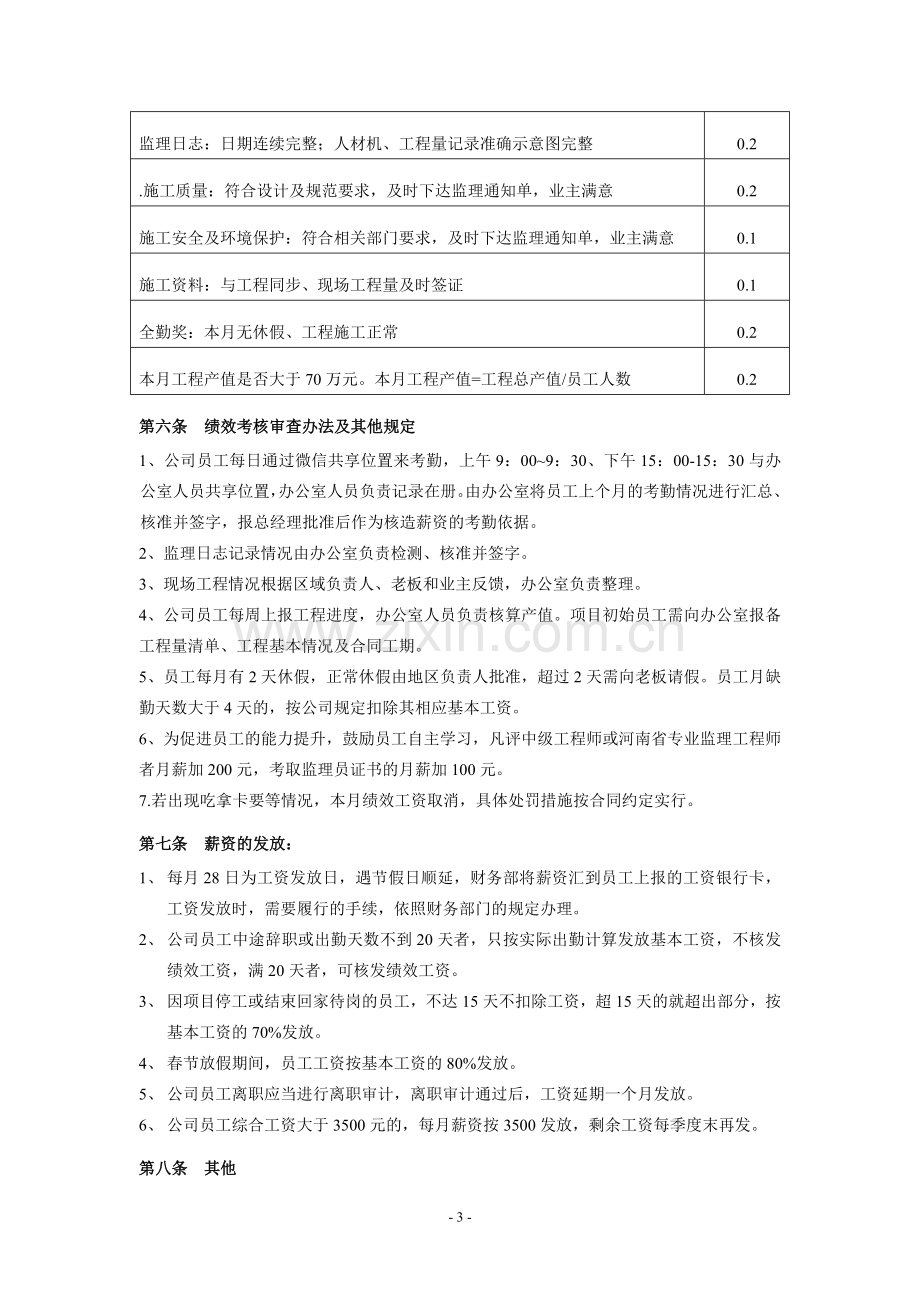 监理公司薪资管理规定.doc_第3页