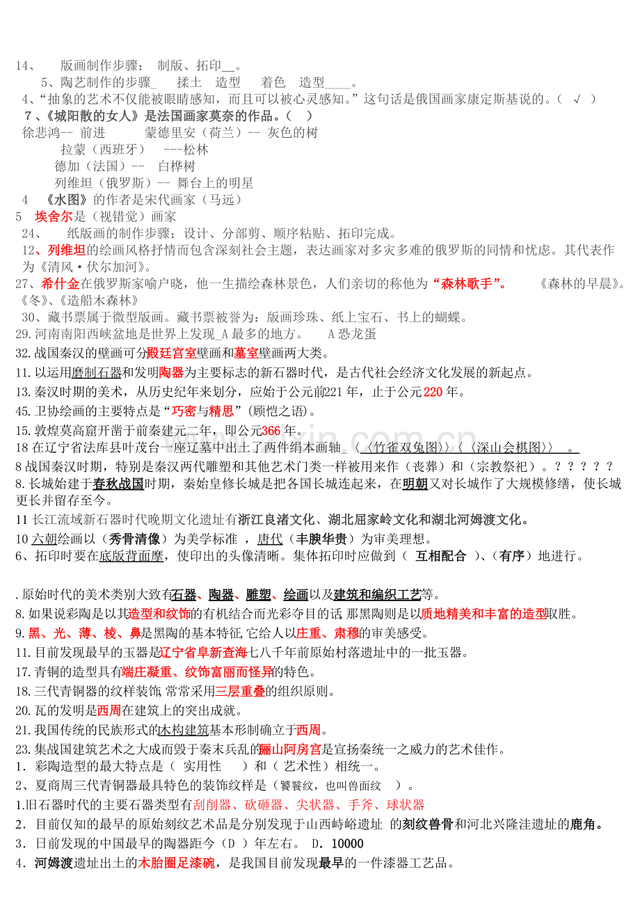 中国美术史填空整理.pdf_第1页