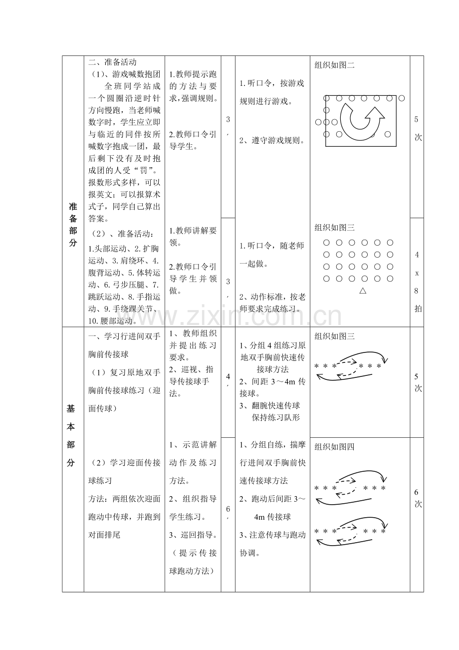 行进间双手胸前传接球教案.doc_第2页