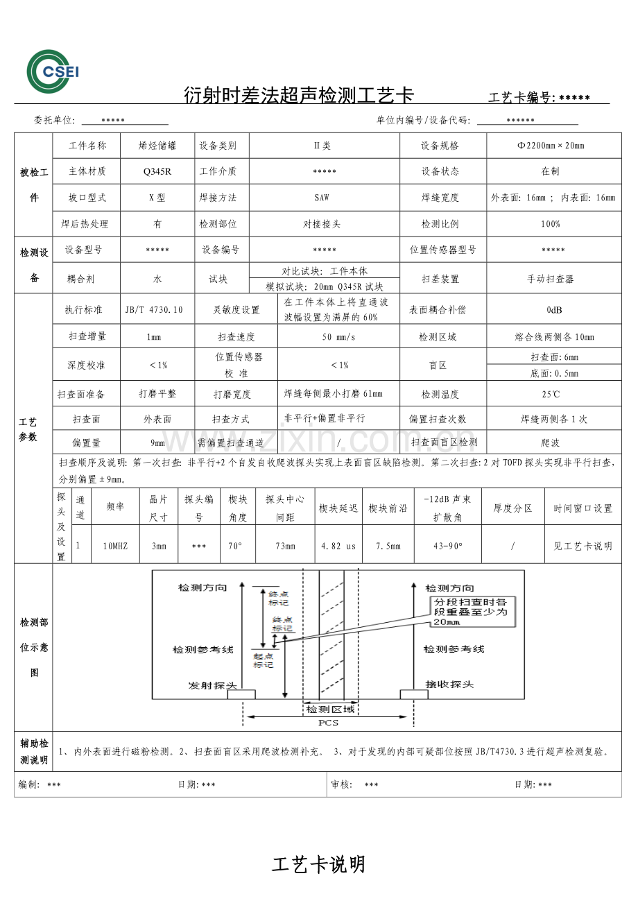 20mmTOFD工艺卡.doc_第1页