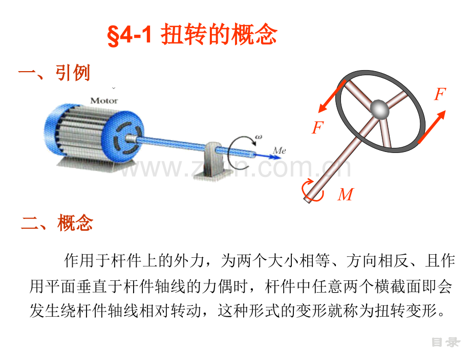 园轴扭转横截面上剪应力计算.pptx_第1页